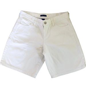 New York & Company White denim shorts